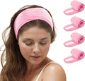 TopTie 4PCS Spa Facial Headband Skincare Makeup Head Wrap Adjustable Terry by TOPTIE