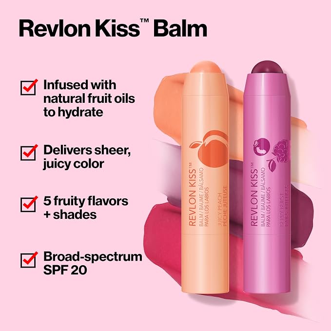 Revlon Lip Balm, Kiss Tinted Lip Balm, Face Makeup - Image 3