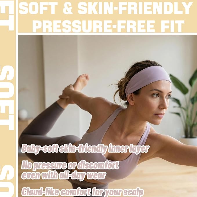 Anti-Slip & Ultra-Light Wide Headband - Image 5