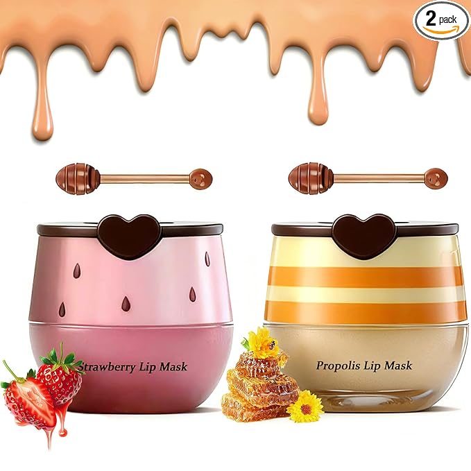 2PCS Bee Lip Balm Honey Pot by Charm+Kiss