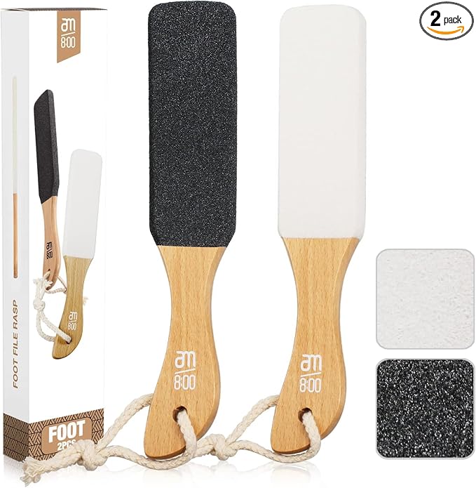 AM 8:00Pumice Stone Foot File, 2 Pack Callus Remover by am800