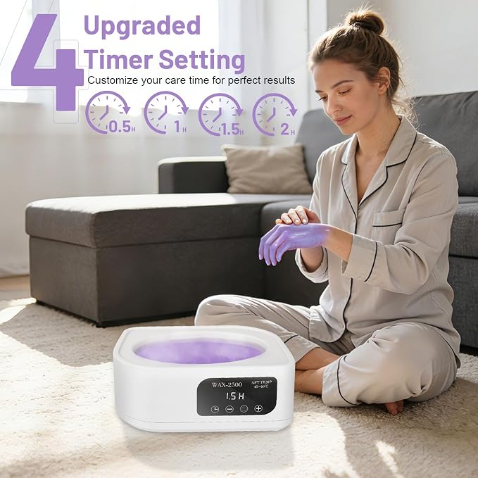 Yofuly Paraffin Wax Machine for Hand and Feet, 3500ml Home Paraffin Wax Bath - Image 2