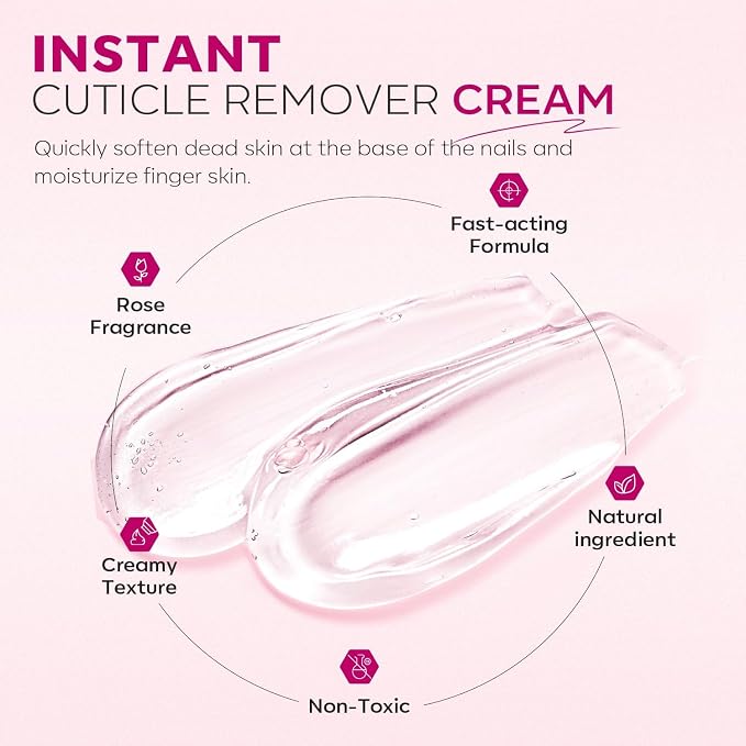 Modelones Cuticle Remover Cream Cuticle Softener Nail Repair - Image 4