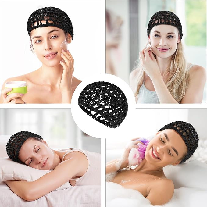 WLLHYF Wig Cap Thick Long Hair Caps Adjustable Net Mesh Braided Weaving Making - Image 8