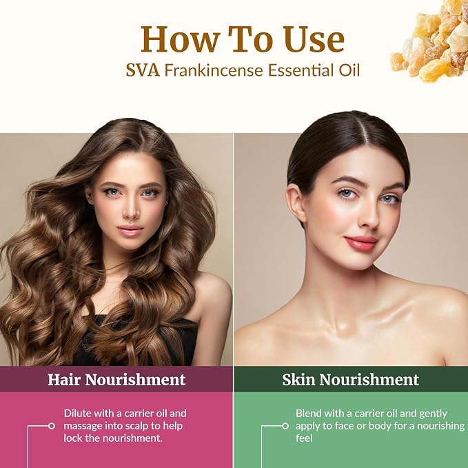 SVA Frankincense Essential Oil – 1 Fl Oz – 100% Natural Boswellia Serrata Oil - Image 5