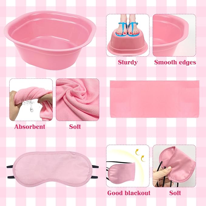 36 Pcs Kids Foot Spa Kit for Girls, Spa Party Supplies for Girls - Image 3