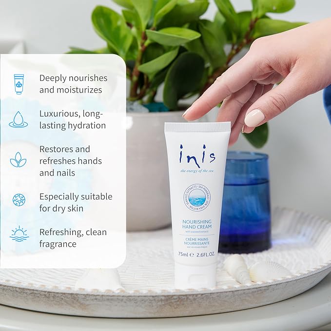 Inis the Energy of the Sea Nourishing Hand Cream, 2.6 Fluid Ounce - Image 4