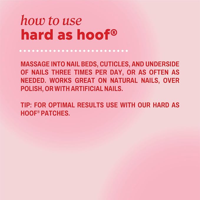 Onyx Professional Hard as Hoof Nail Strengthening Cream, Cherry Almond Scent - Image 9