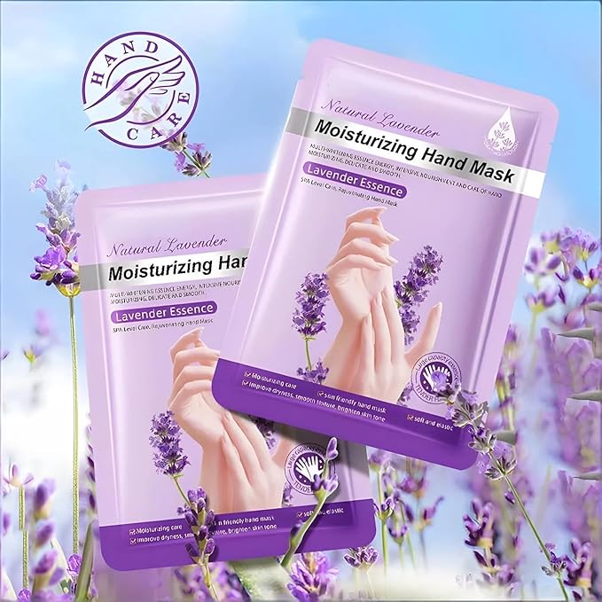 Chicwe 6 Pairs of Hand Masks Moisturizing Glove, Hydrating Hand Masks - Image 6