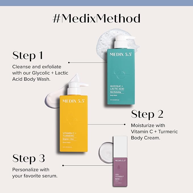 MEDIX Vitamin C Cream + Niacinamide Brightening Body Lotion | Anti Aging - Image 6