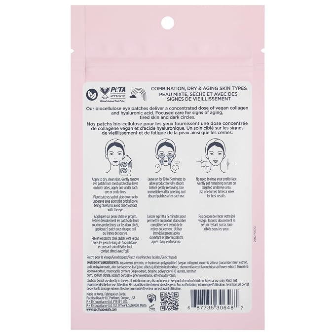 Pacifica Undereye & Smile Mask Set – Vegan Collagen Hydro Treatment - Image 13