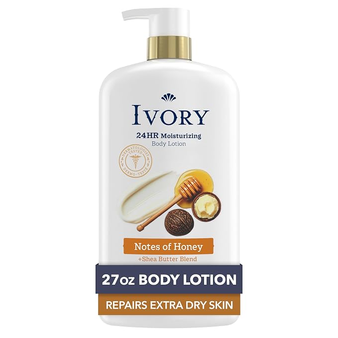 Ivory Hand & Body Lotion, 24hr Moisturizing, Repairs Extra Dry Skin, All Day by Ivory
