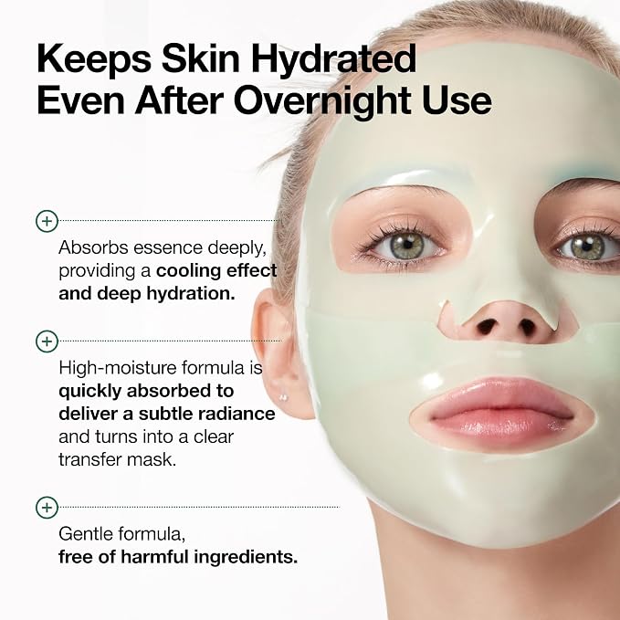 Anua Heartleaf 70 Soothing Collagen Mask, Overnight Face Mask - Image 4