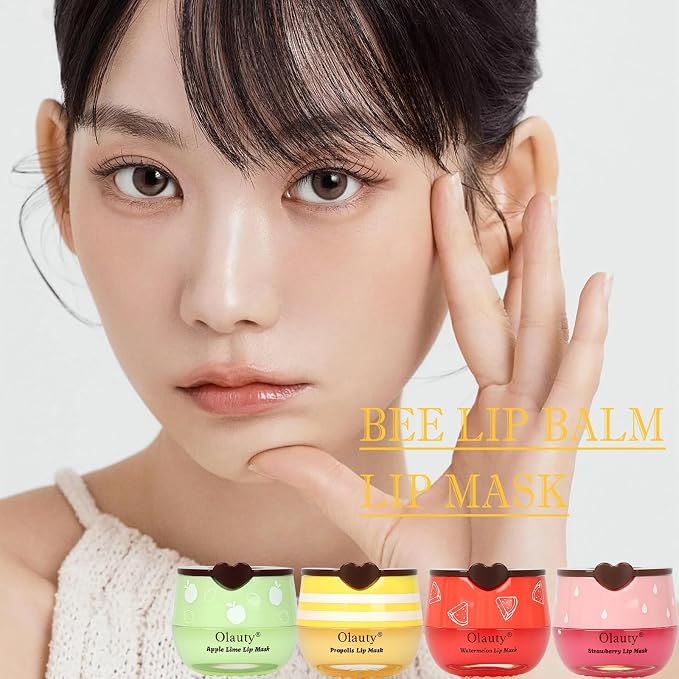 8 PCS Bee Lip Balm Lip Mask Honey Pot, Mothers Day Gifts, Teacher Appreciation - Image 8