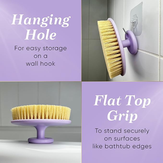 GOLDEZLUX® Dry Body Brush Cruelty-Free Firm Bristles Exfoliate Promote Smooth - Image 5