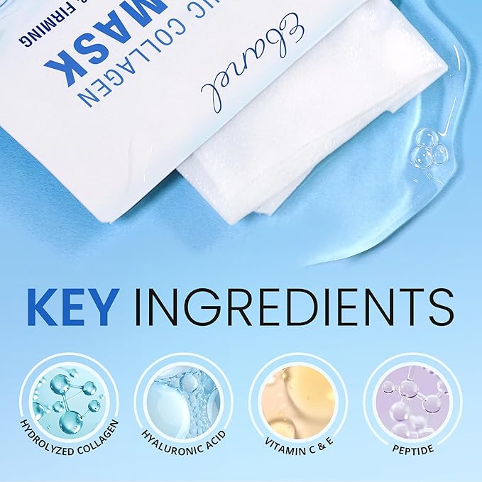 Ebanel 15 Pack Collagen Face Mask - Image 3