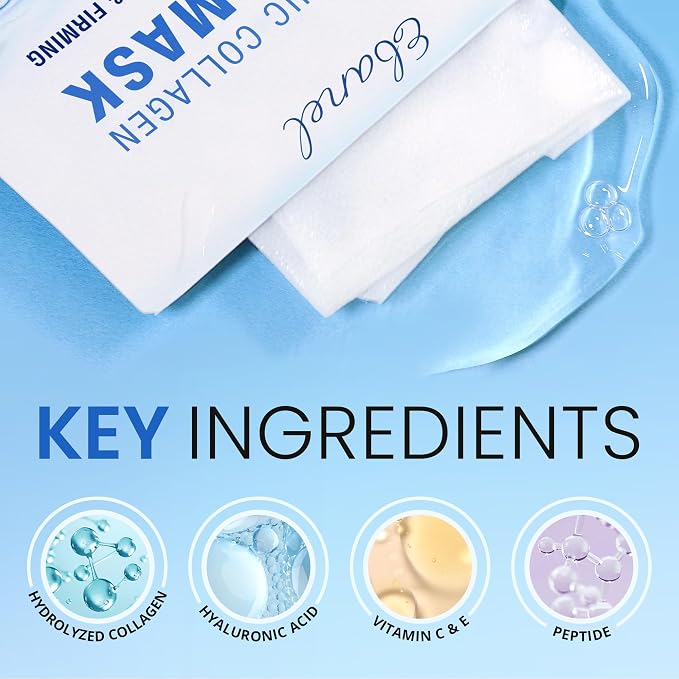 Ebanel 40 Pack Collagen Face Mask - Image 3