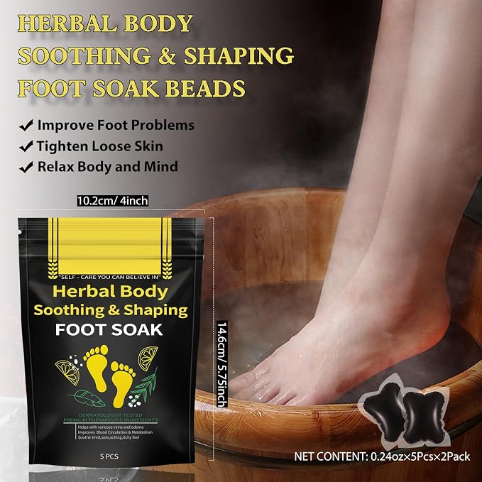 10PCS Herbal Body Detox Foot Soak Beads, Detox & Shaping Cleansing - Image 2