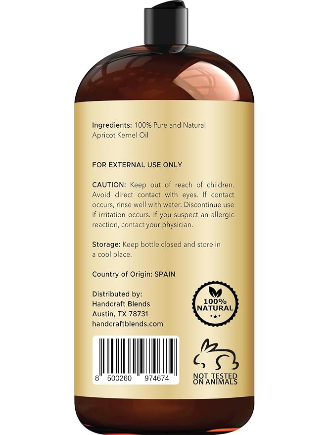 Handcraft Blends Apricot Kernel Oil - Image 2