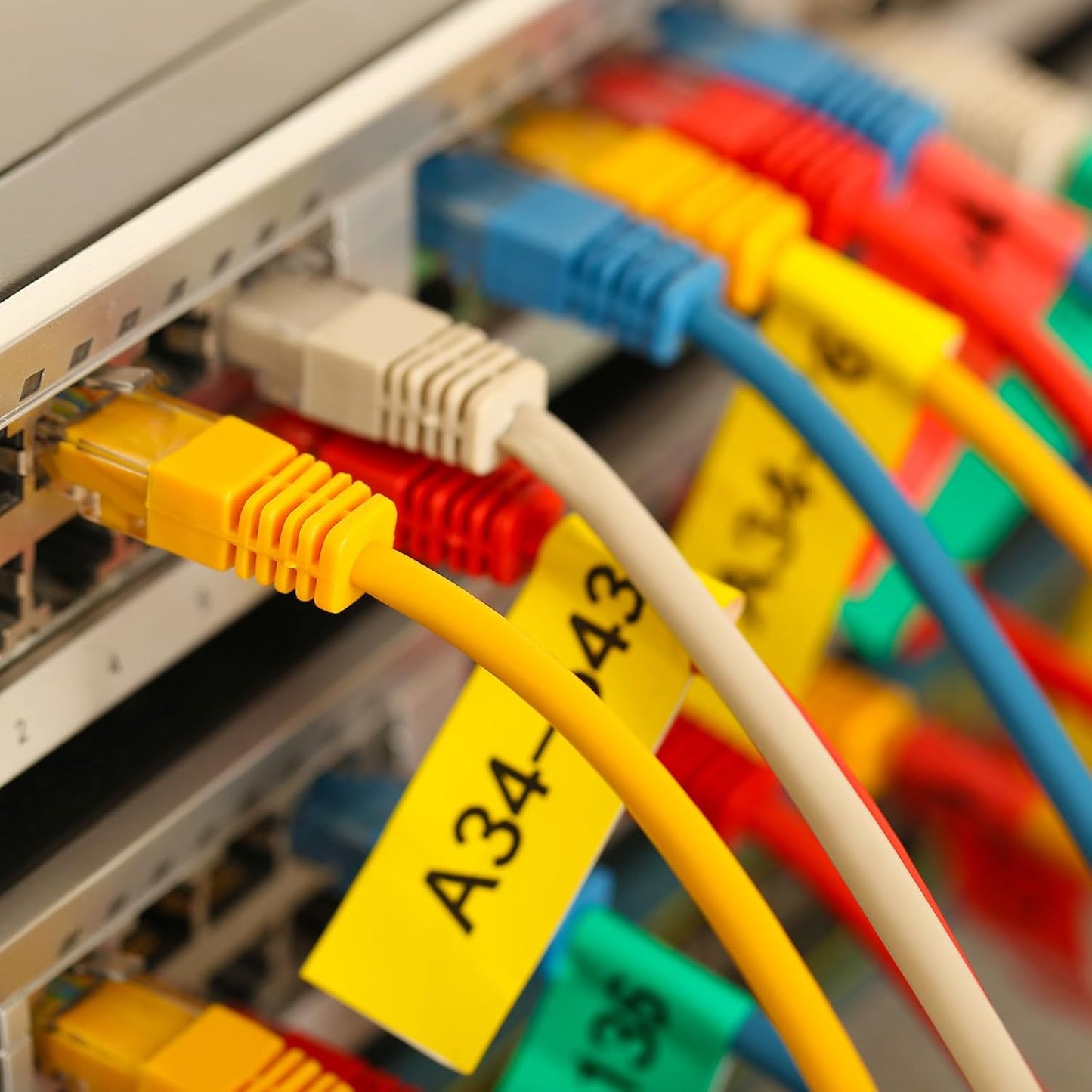 uxcell 300 Pcs Cable Labels, Waterproof Wire Cord Labels Tags, Cord Organizer Management Tags for Charger Cable Organizer Wire Markers Printer and Handwriting, Rose Red