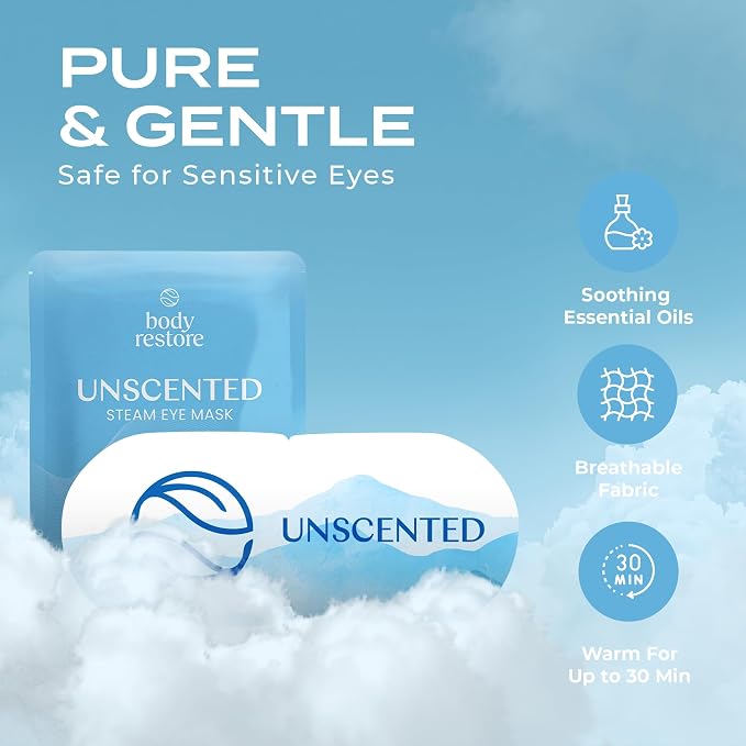 Body Restore Heated Eye Mask for Dry Eyes 5 Pack – Mothers Day Gifts for Mom - Image 4