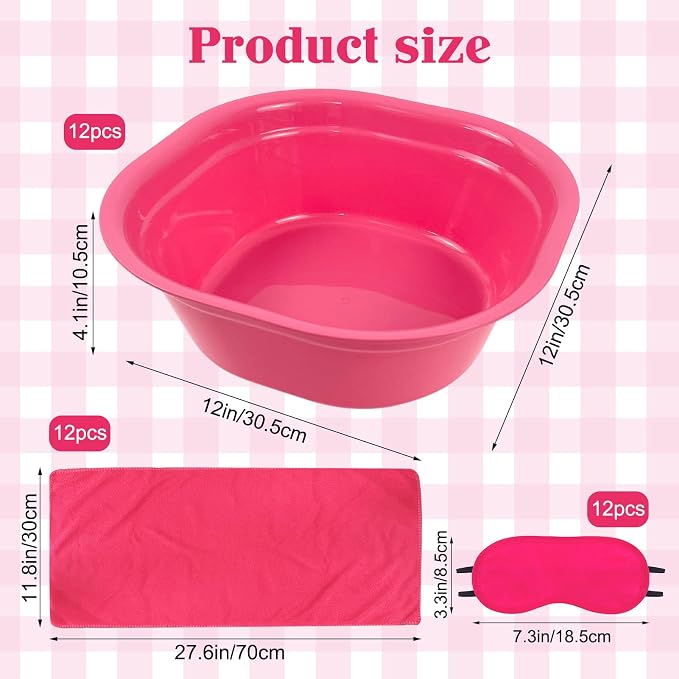 36 Pcs Kids Foot Spa Kit for Girls, Spa Party Supplies for Girls - Image 2
