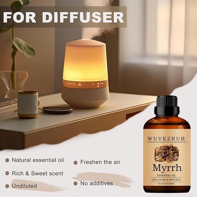 Myrrh Essential Oils, 120ML Pure and Natural Essential Oil - Image 5