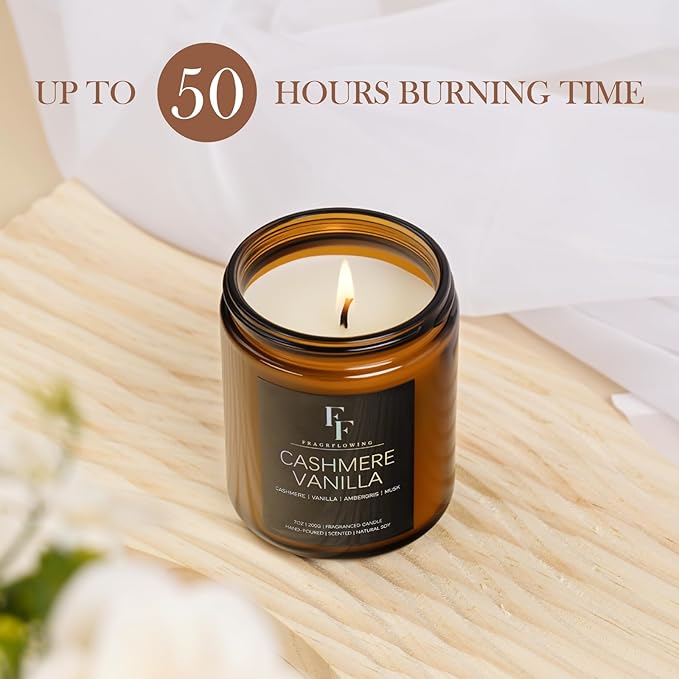 Cashmere Vanilla Scented Candle - Image 2
