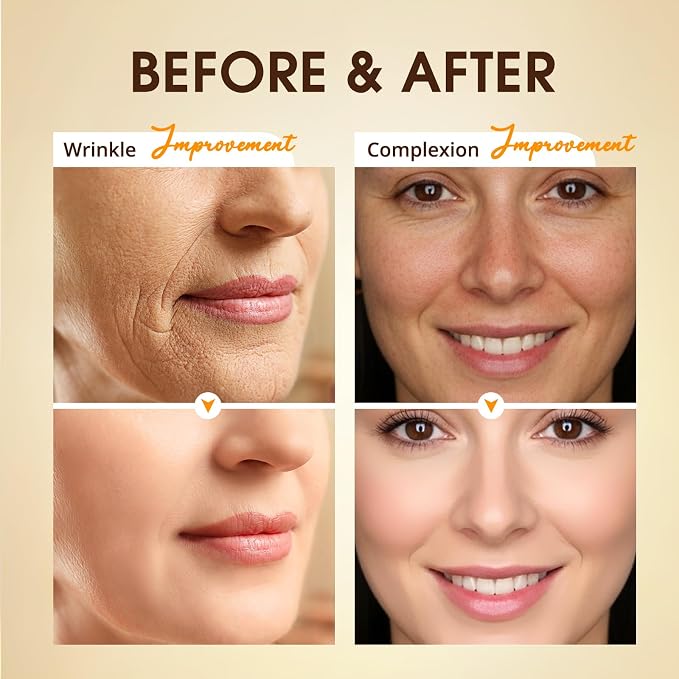 Retinol Collagen Serum for Face: Anti Aging & Anti Wrinkle Repair Peptide Serum - Image 2