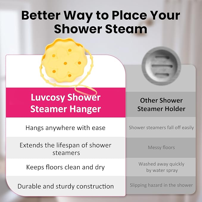 Silicone Shower Steamer Holder/Tray, Hangable&Durable Shower Steamer Holder - Image 7