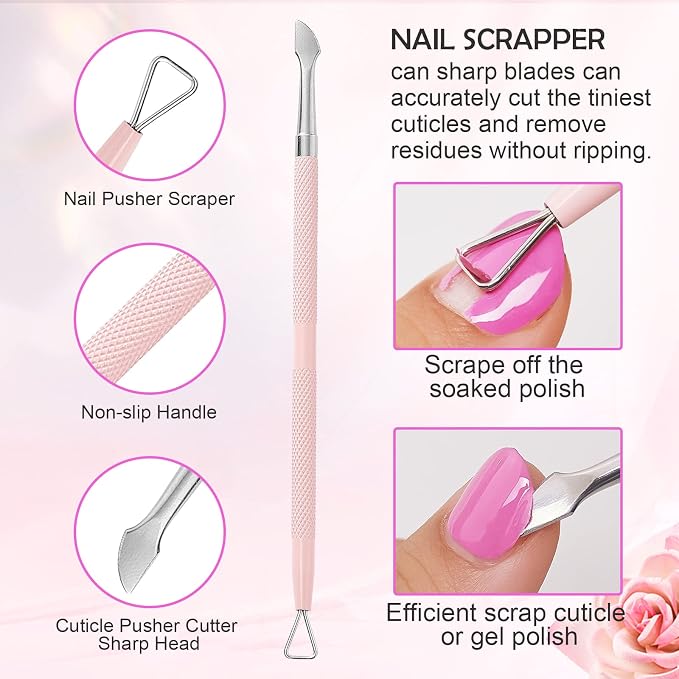 Makartt Cuticle Trimmer with Cuticle Pusher, Nail Scraper - Image 5