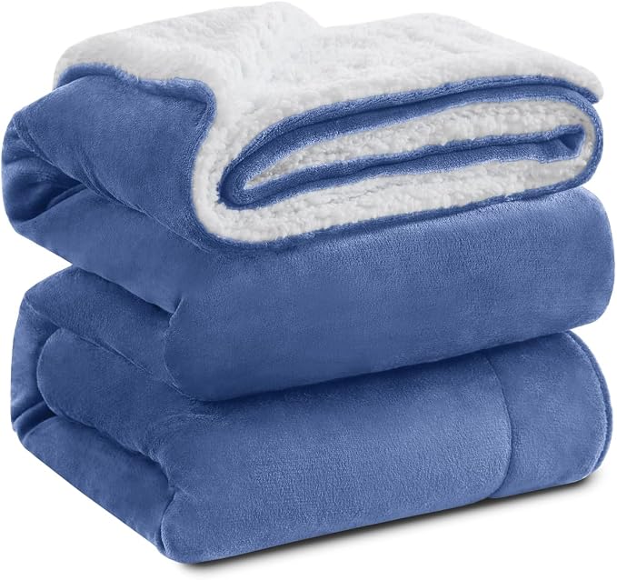 KAWAHOME Sherpa Fleece Queen Size Blanket by KAWAHOME