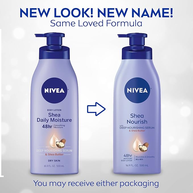 NIVEA Shea Nourish Body Lotion for Dry Skin - Image 3