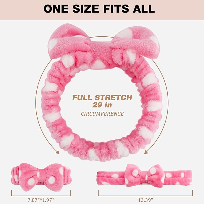 YOOVR 8pcs Spa Headband, Mothers Day Gifts Bulk, Stocking Stuffers - Image 2