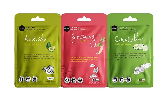 Celavi Essence Facial Sheet Face Mask Variety Set Classic Authentic Korean - Image 6