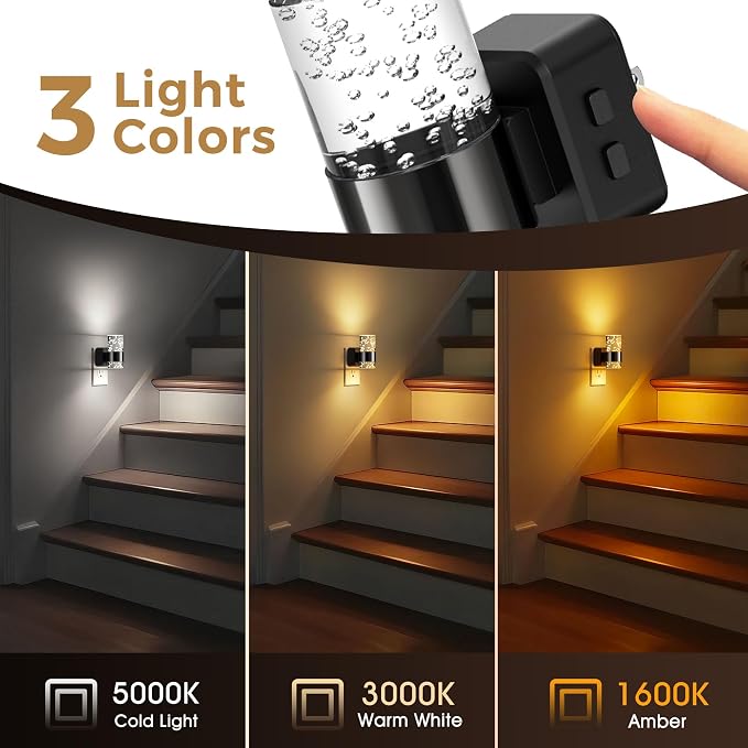 L LOHAS LED Night Lights Plug into Wall, Dimmable Night Light - Image 4