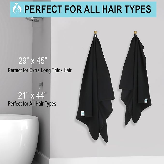 Hair RePear The Ultimate Hair Towel – Standard 21" x 44" Cotton Hair Towel - Image 9