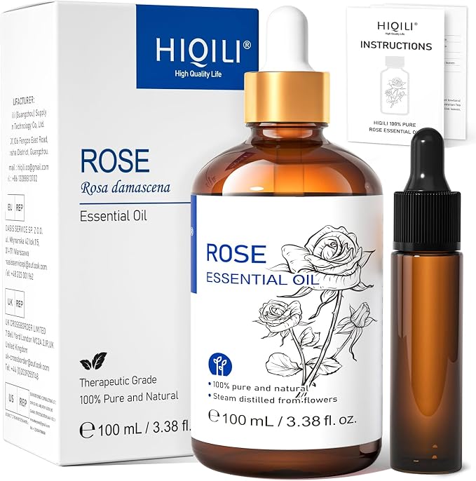 HIQILI 100ML Rose Essential Oil by HIQILI