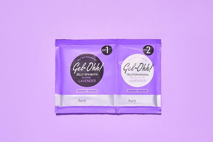 AVRYBEAUTY Gel-Ohh Jelly Spa Bath 3 Pack, Lavender Infused, Lavender Scented - Image 3