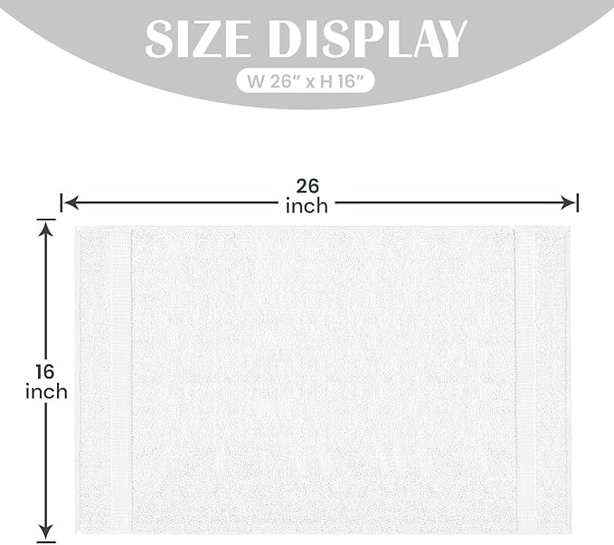 Reed&Pick Salon Towels – 50 Pack White Hand Towels 100% Cotton Spa Towel – - Image 3