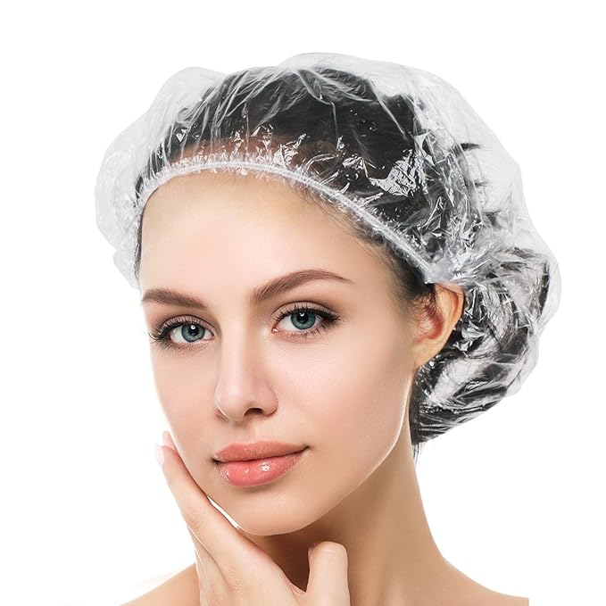 Auban Disposable Shower Cap, Spa Salon Hotel and Home Use, Portable Travel by Auban