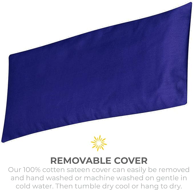 Sunshine Yoga 4-Pack Unscented Sateen Eye Pillows, Low-Luster, 9’’ x 4’’ - Image 4