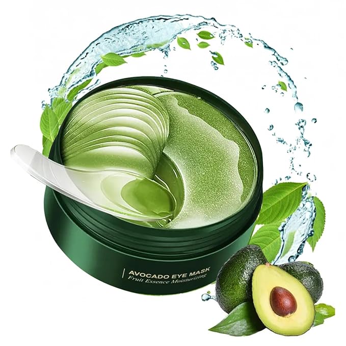 firstfly 60 Pcs Avocado Eye Mask, Under Eye Patches by Firstfly