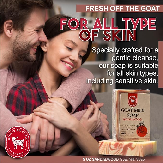 Honey Sweetie Acres Sandalwood Goat Milk Soap - Image 4