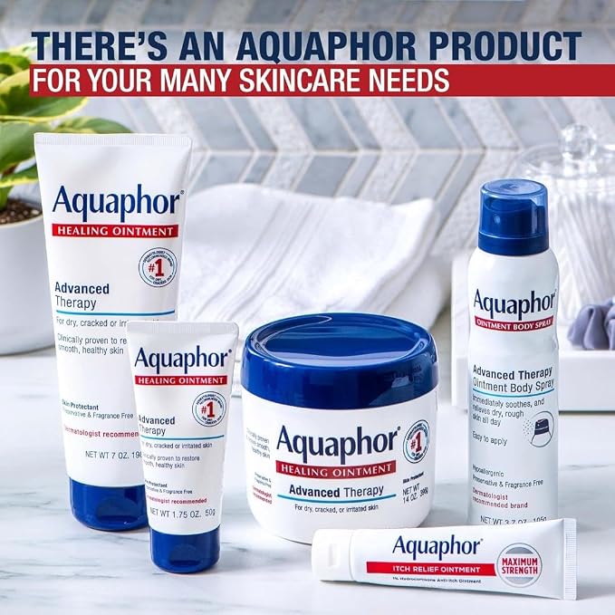 Aquaphor Healing Ointment Advanced Therapy Skin Protectant, Travel Size Body - Image 14