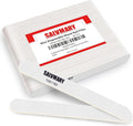 Professional Disposable Small Nail Files 100/180 Grit Double Sided White Emery by SALVMARY