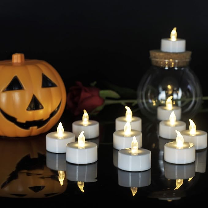 200Pack Battery Tea Lights Candles - Image 2