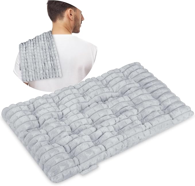 REVIX Microwave Heating Pad, 8 * 14" Flaxseeds Heating Pads Microwavable Moist by Feelbetterlivebetter