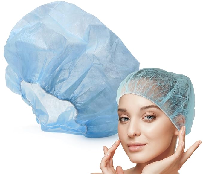 Medical Nation 24" Hair Net Disposable Bouffant Caps |CASE OF 1000, Non-Pleated - Image 7