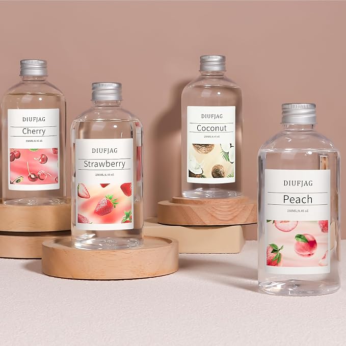 Strawberry Diffuser with 10 Fiber Sticks, 6.7 oz Diffusers - Image 4